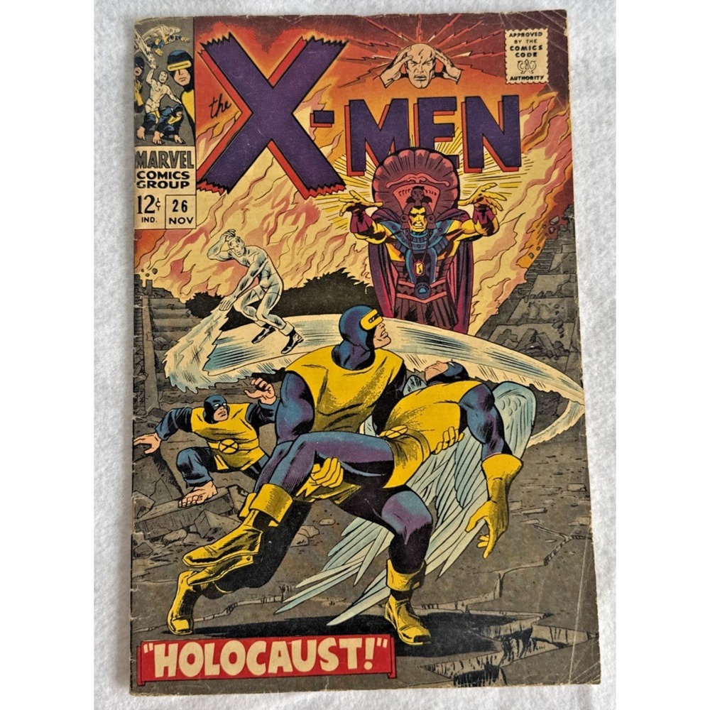 Marvel Comics The X-Men #26 Nov 1966 Holocaust! Silver Age Cyclops Angel Beast